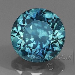 Teal Blue Green Montana Sapphire Round