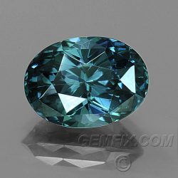 oval blue Montana Sapphire