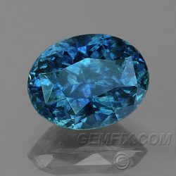 royal blue Montana Sapphire oval