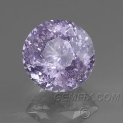 Violet Purple Unheated Montana Sapphire Round Untreated