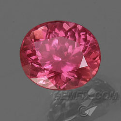 red pink oval natural sapphire