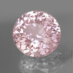 Round pink natural sapphire