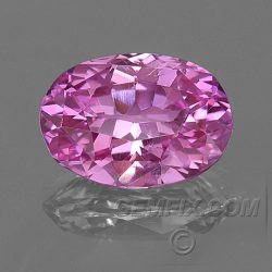 natural pink sapphire oval