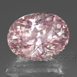 untreated light pink sapphire oval