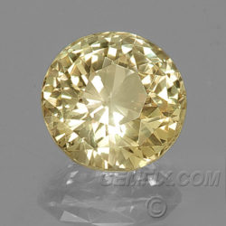 unheated round yellow sapphire