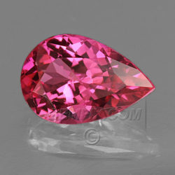 Pear Red Spinel Mahenge Drop Pink