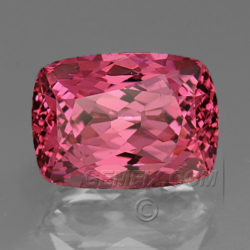 pink red spinel cushion