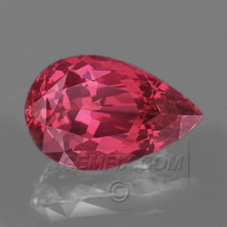 Red Pink Spinel Pear Teardrop
